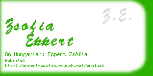 zsofia eppert business card